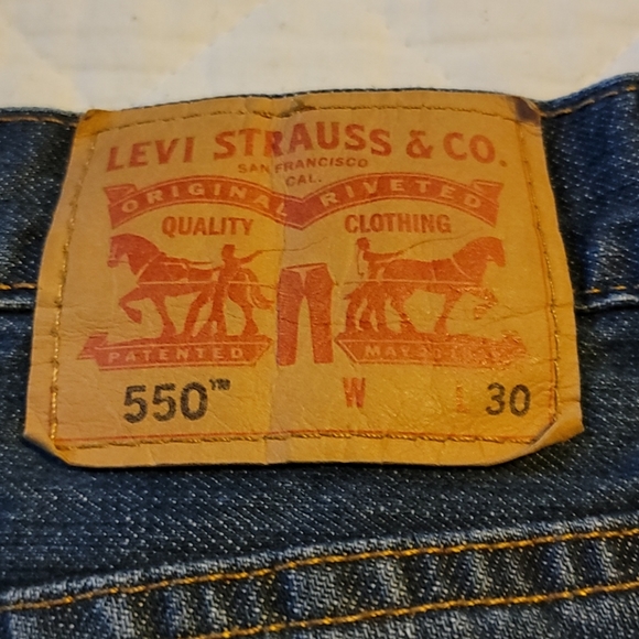 Levi 550 Relaxed Fit Jeans Sz 50x30 - Picture 9 of 11